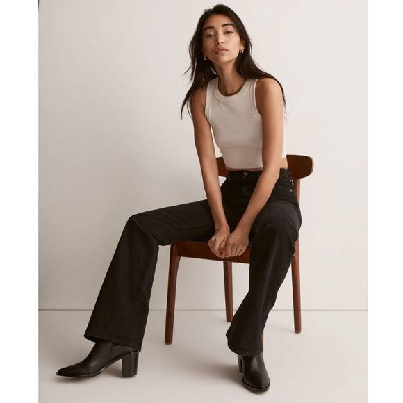 NWT Madewell The Perfect Vintage Flare Jean in Sherborn Wash Size 23 - Picture 2 of 11